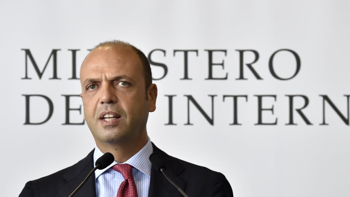 Angelino Alfano, ministre italien de l'Intérieur.
