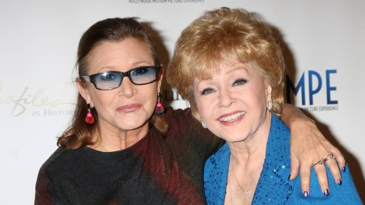 Carrie Fisher et Debbie Reynolds. 
