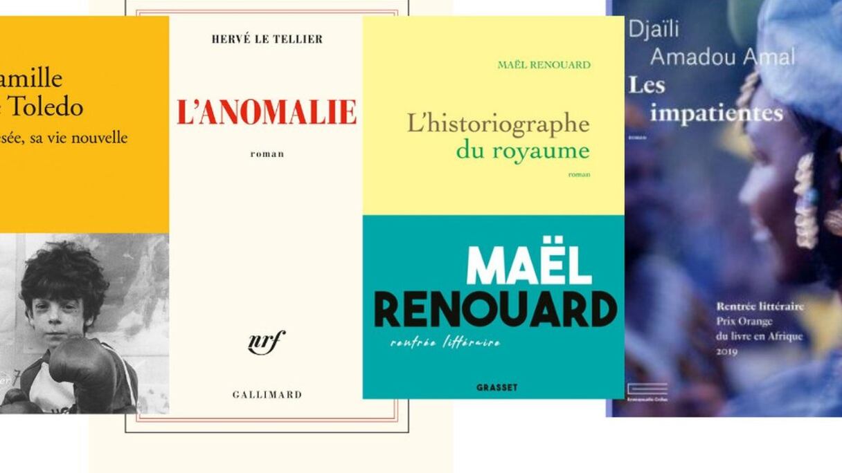 Les quatre ouvrages finalistes au Goncourt 2020.
