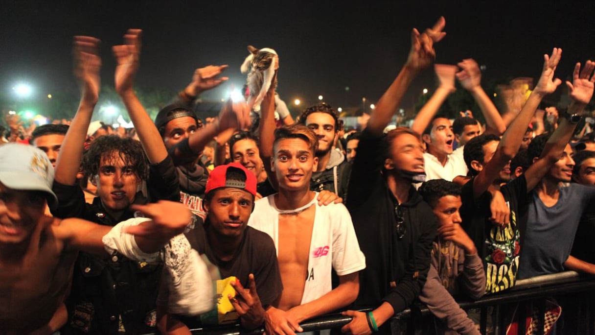 Le public du festival L'Boulevard, à Casablanca.
