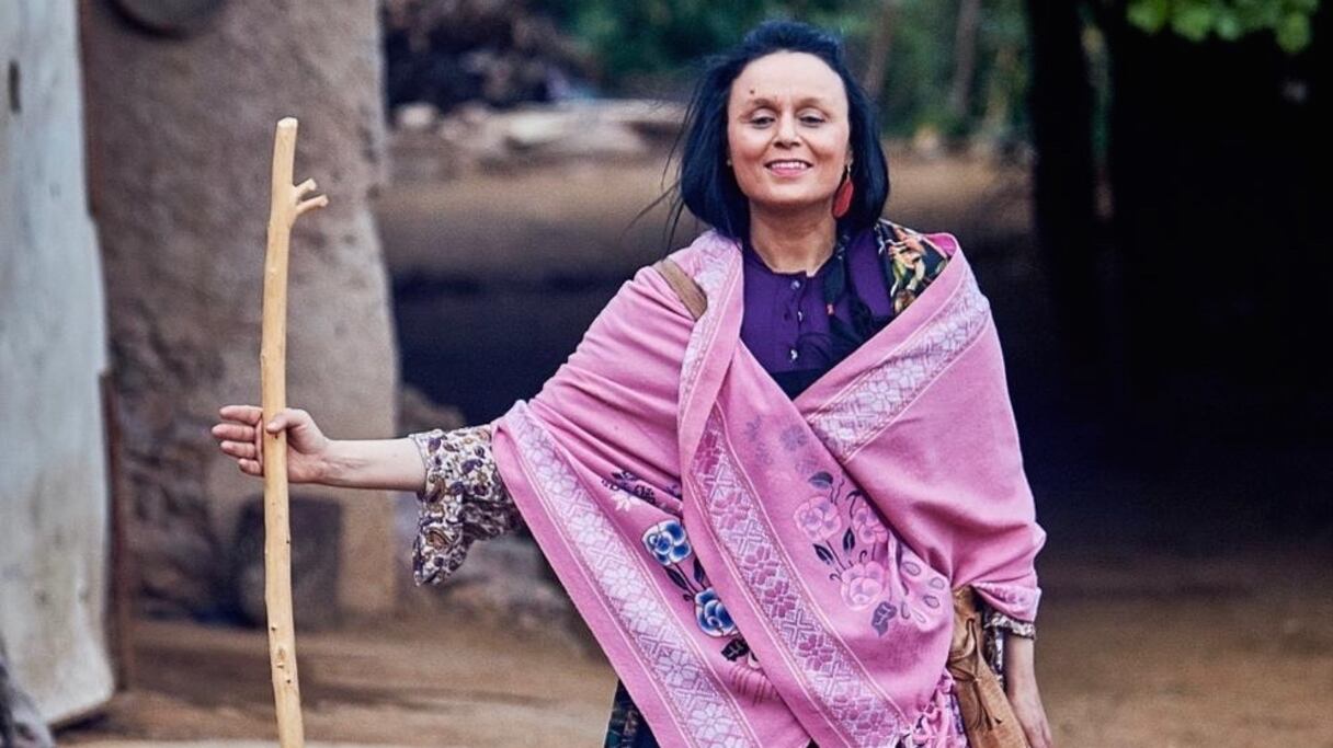 La Marocaine Najat Kaanache, primée «cheffe pionnière», aux Elle Gourmet Awards 2022.
