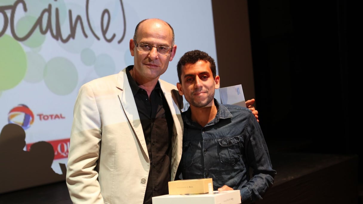 Mouad s'est vu décerner le 2ème prix, qui lui a été remis par Jean-Hubert Martin. 
