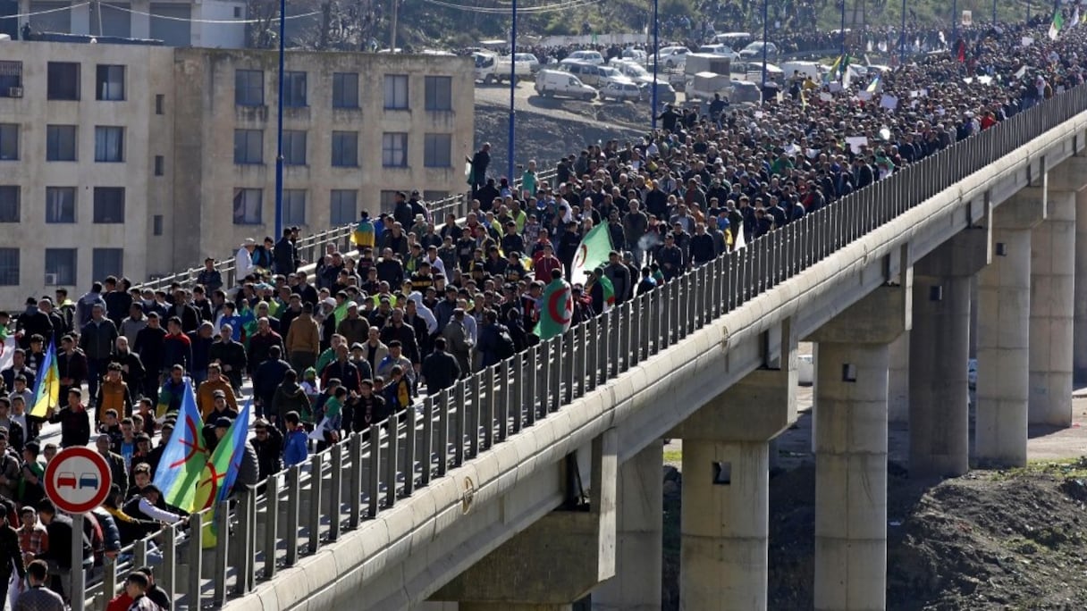 Kherrata, ce mardi 16 février 2021. C'est dans cette ville qu'il y a deux ans, le Hirak était parti.
