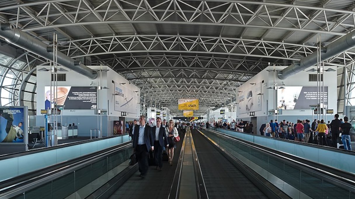 L'aéroport de Bruxelles.
