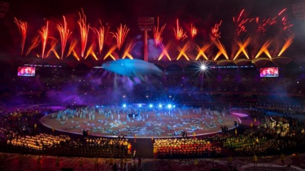 Cérémonie d'ouverture des Jeux du Commonwealth.
