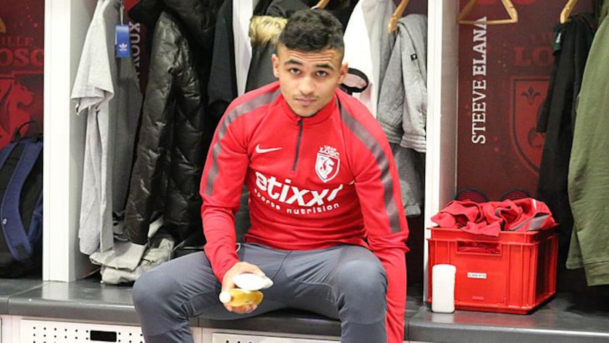 Sofiane Boufal, joueur de Lille. 
