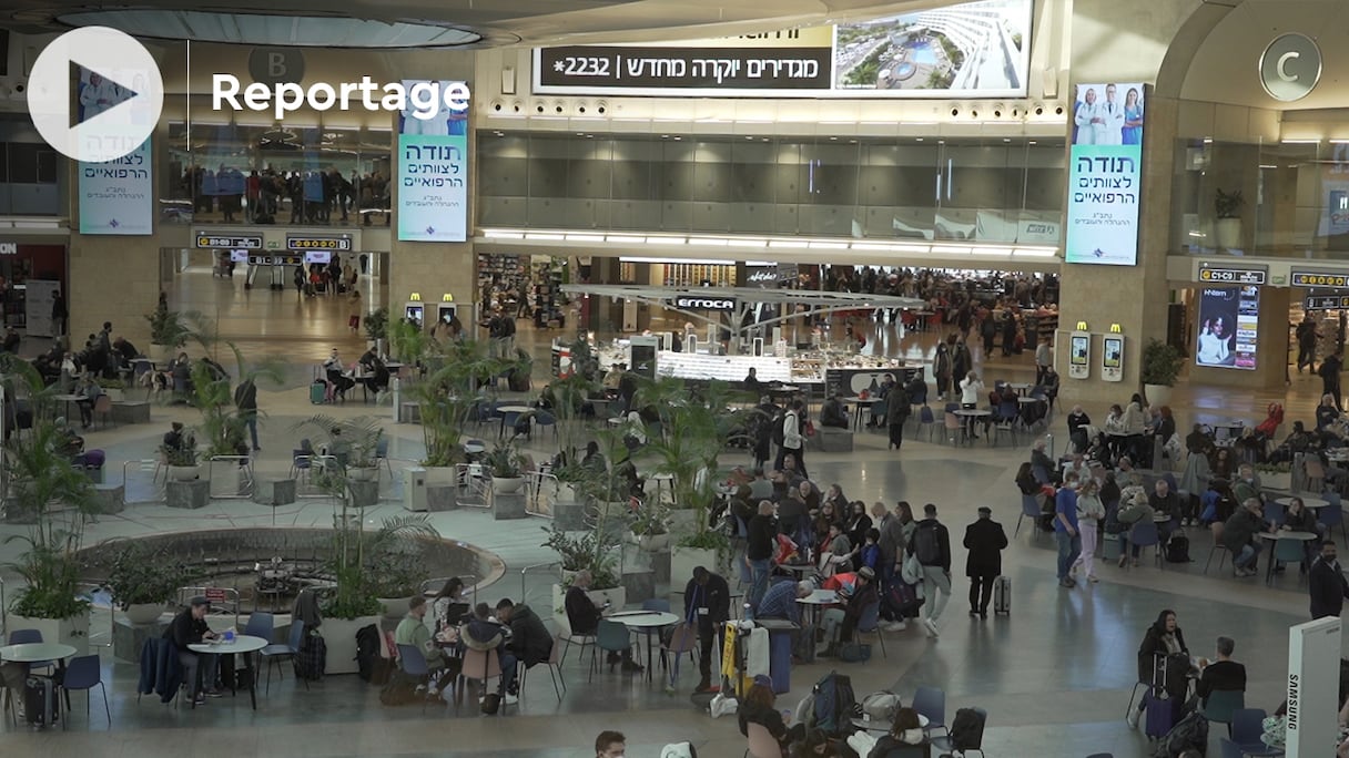 Aéroport David Ben Gourion, à Tel Aviv.
