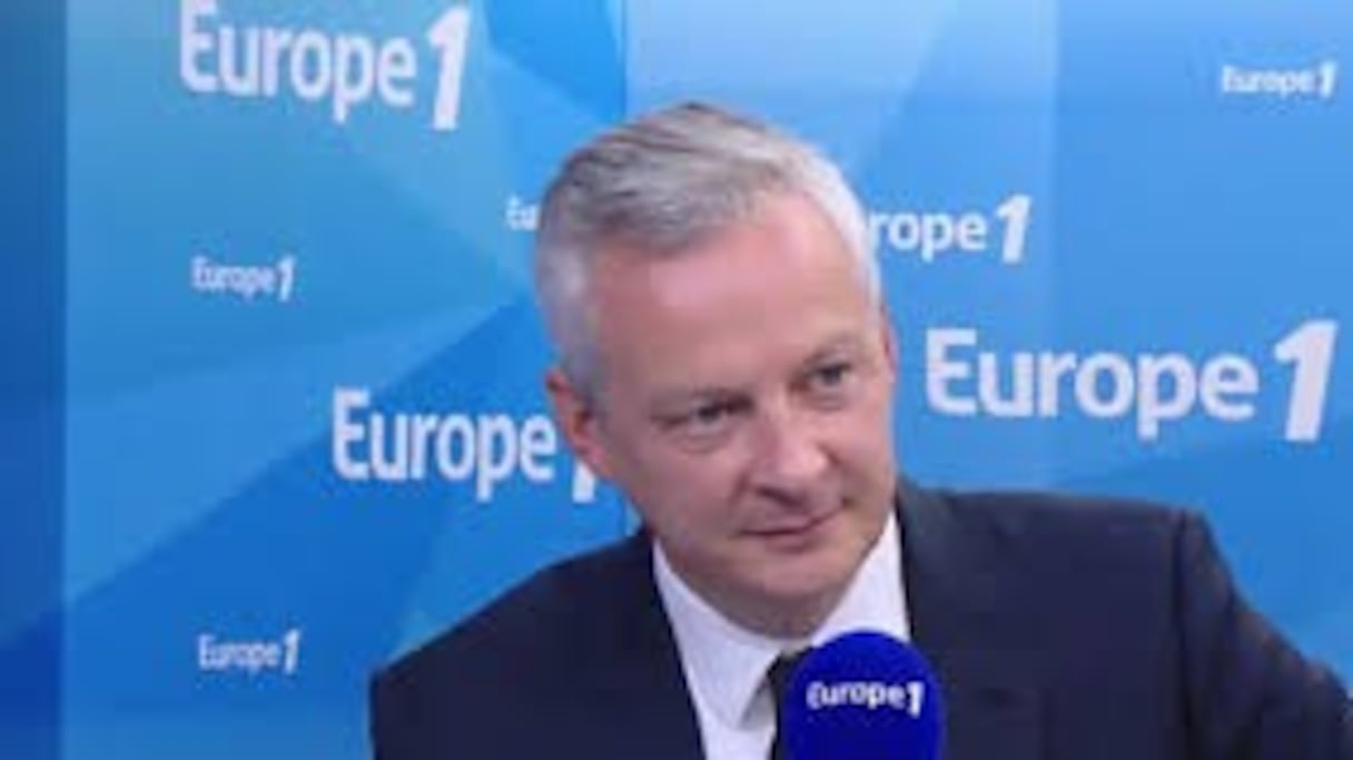 Le ministre français de l'Economie, lors de son intervention vendredi 22 mai 2020 sur cette station de radio. 
