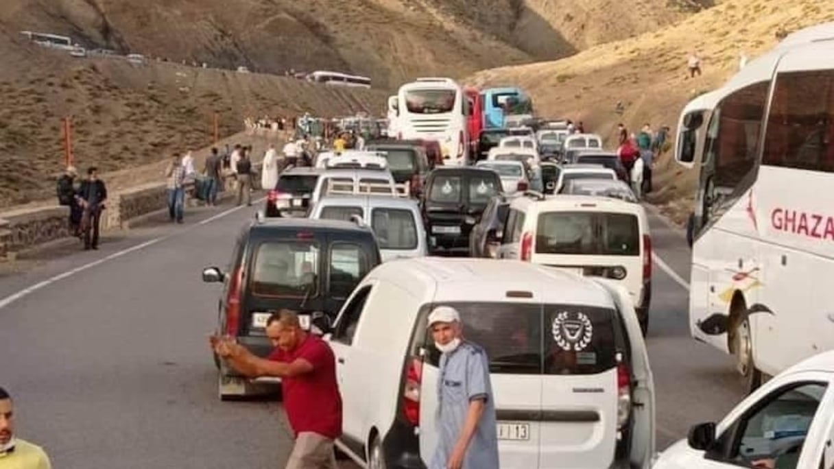 Sur la route vers Zagora.
