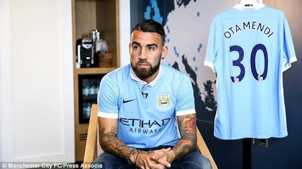 6. Nicolas Otamendi : de Valence à Manchester City pour 44 millions d'euros (plus de 410 MDH).
