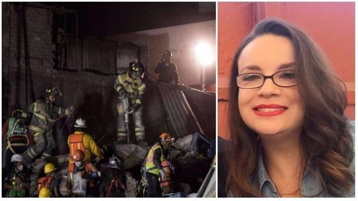 Lucia Zamora, une survivante du séisme, a passé plus de 30 heures sous les décombres.