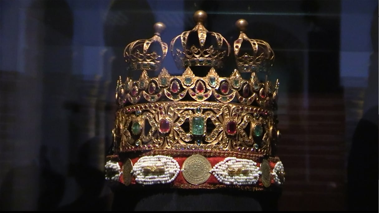 Une des pièces maîtresses exposées au Musée national de la Parure, au Jardin des Oudayas de Rabat.
