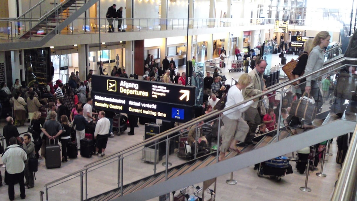 Aéroport Kastrup, Copenhague. 
