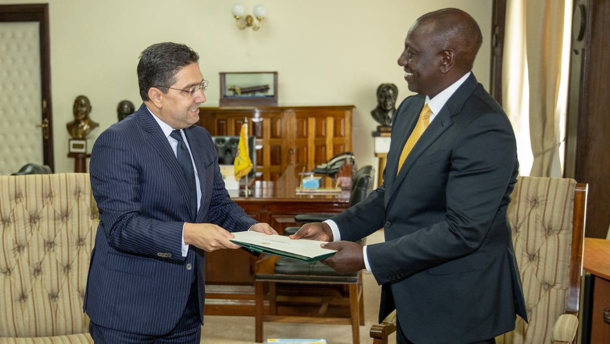 Nasser Bourita a été reçu mercredi 14 septembre 2022 par le nouveau président kényan William Samoei Ruto.
