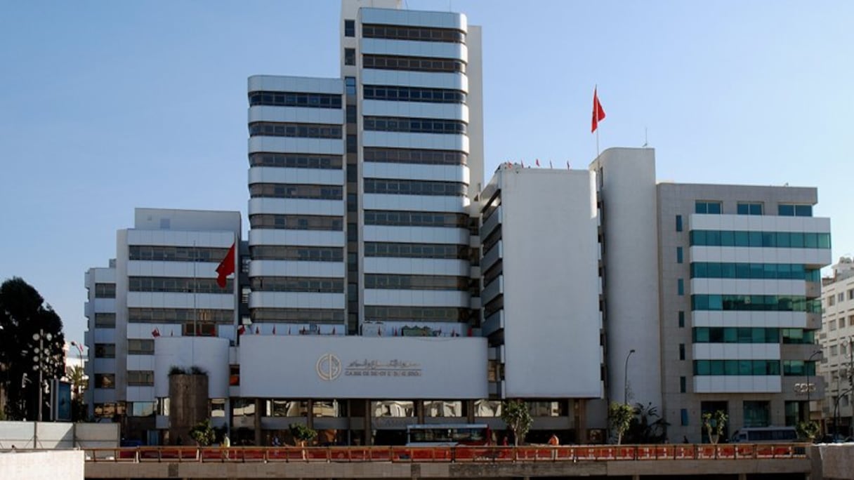 Siège de la CDG à Rabat.
