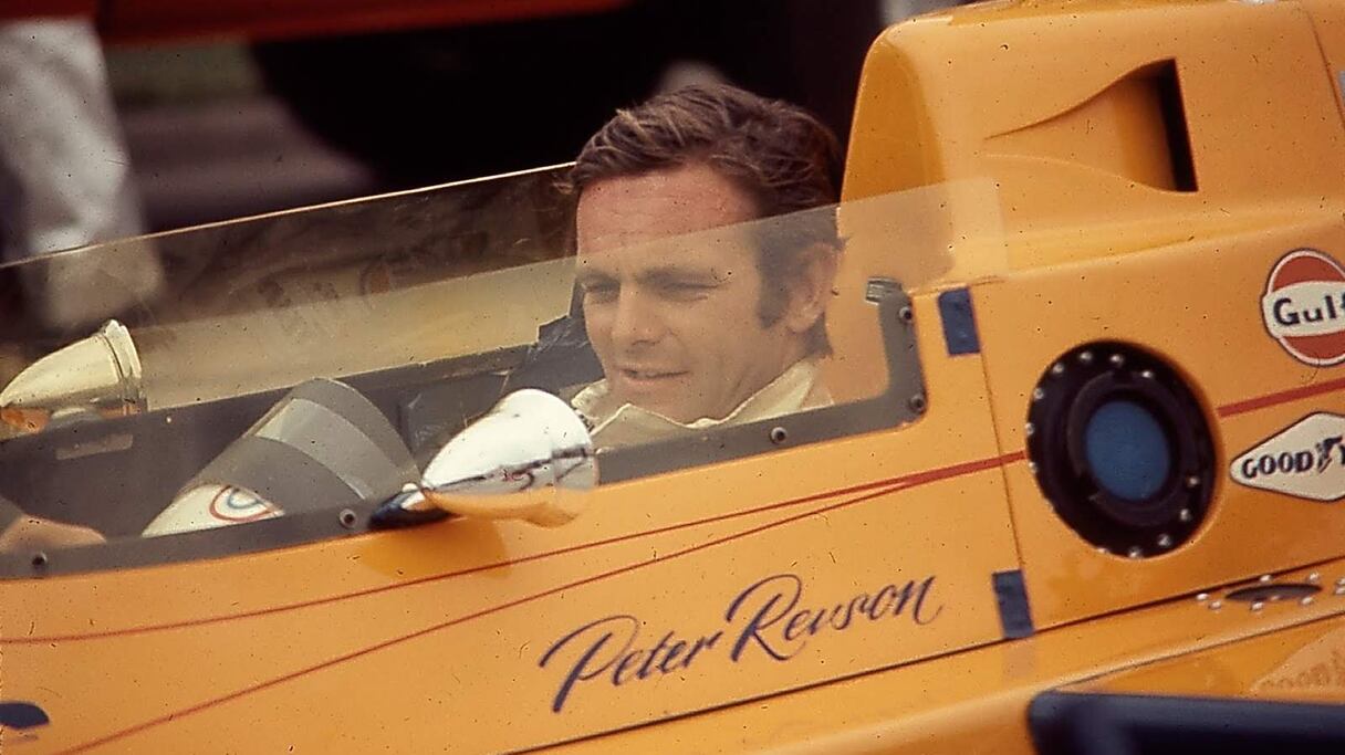 Peter Revson (USA/Shadow), essais privés du GP d'Afrique du Sud, Kyalami (1974).
