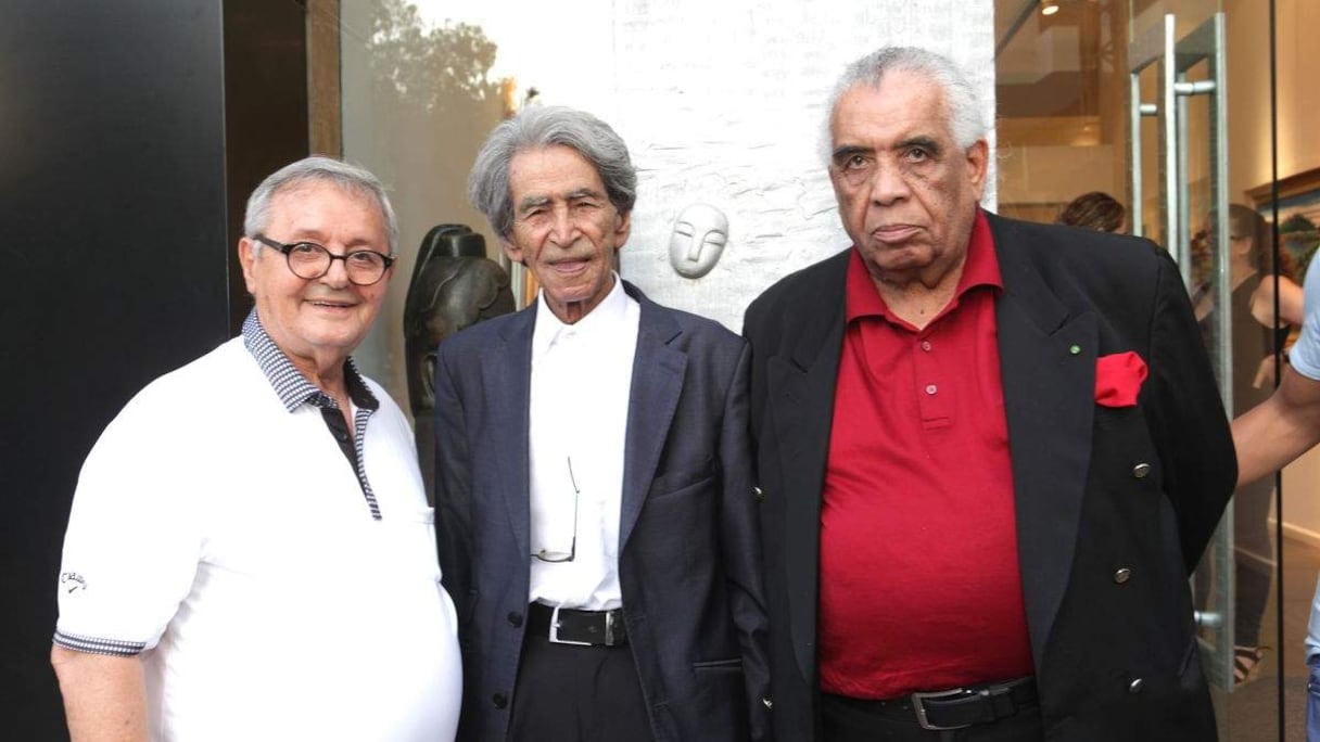 Lucien Amiel, Ahmed Krifla et Houcine Tallal.
