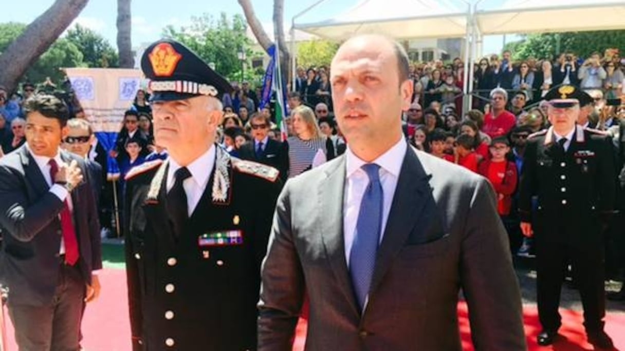 Angelino Alfano, ministre italien de l'Intérieur.
