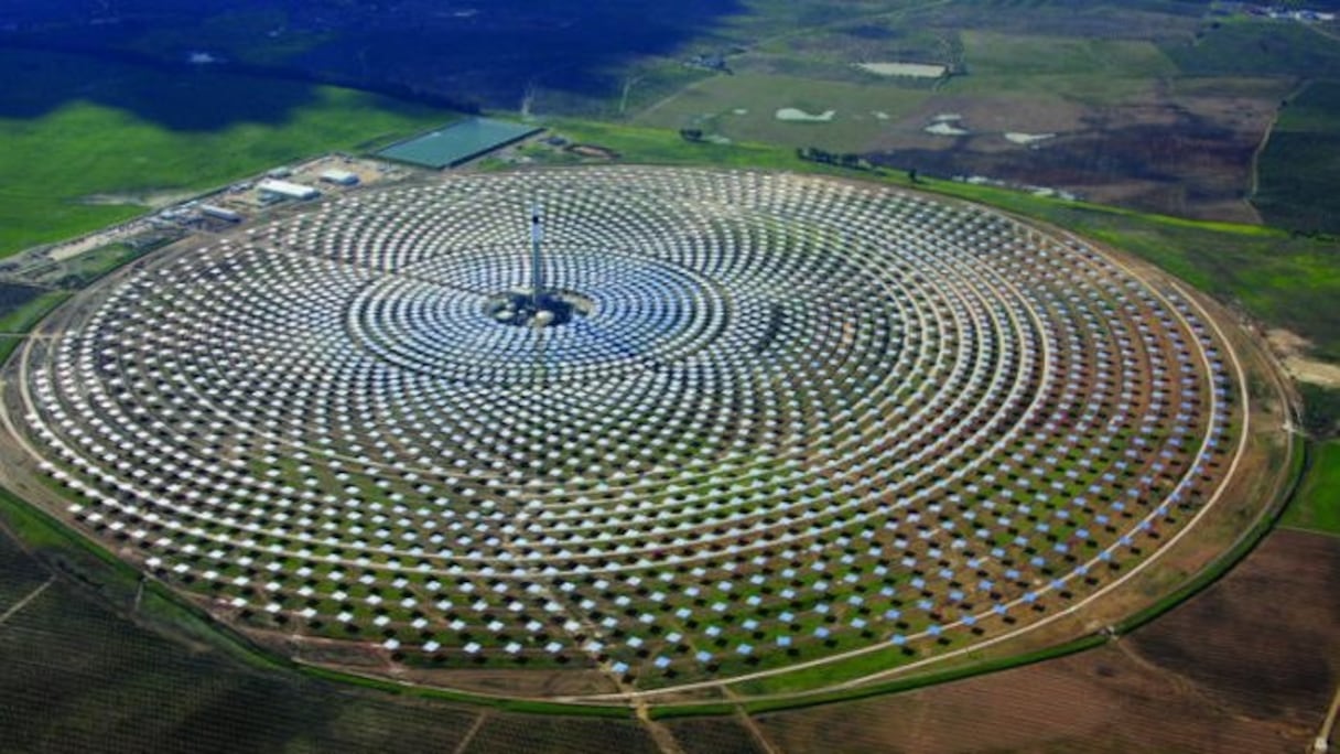 La centrale solaire Noor, une des plus grandes au monde.
