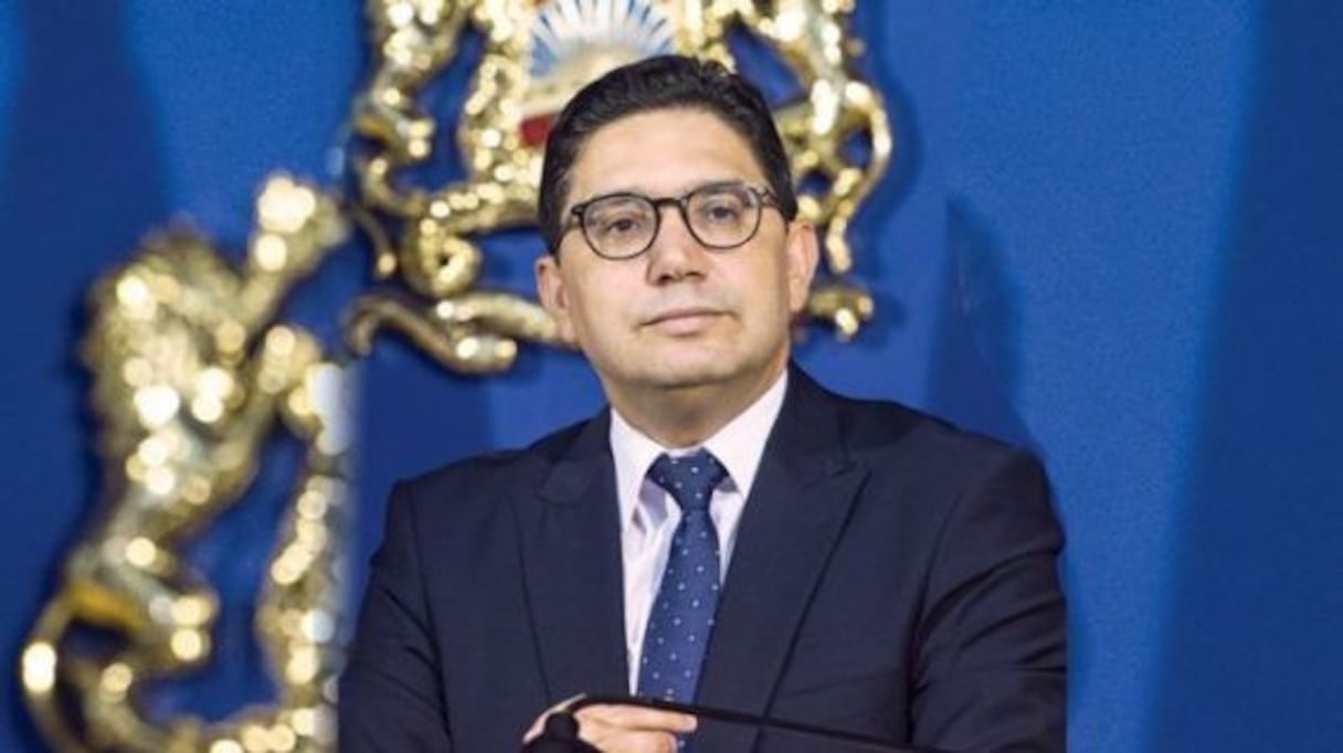 Nasser Bourita, ministre des Affaires étrangères, de la Coopération africaine et des Marocains résidant à l'étranger.
