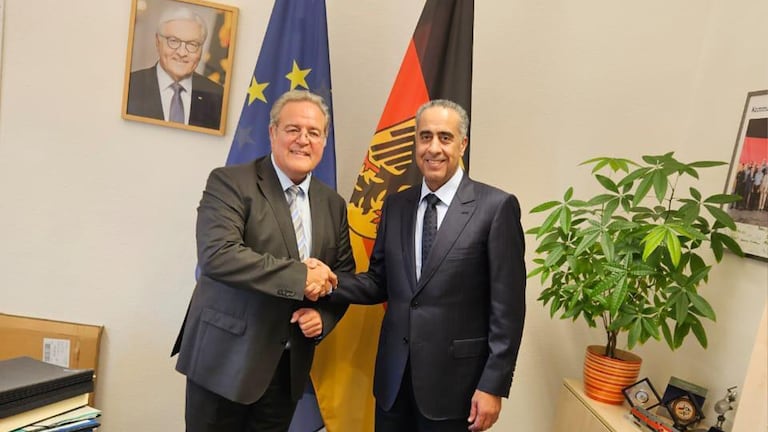 Abdellatif Hammouchi et Dieter Romann, président de la Police fédéral allemande (Bundespolizei, BPol) .