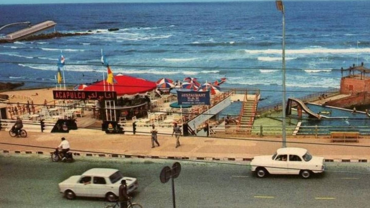 La corniche casablancaise dans les années 70
