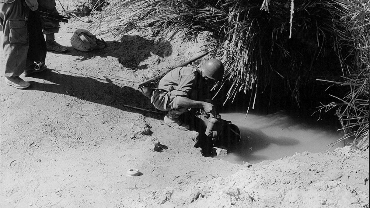 L'Oasis de Hassi Beïda a été reprise en quelques heures à l'armée algérienne, le 17 octobre 1963.
