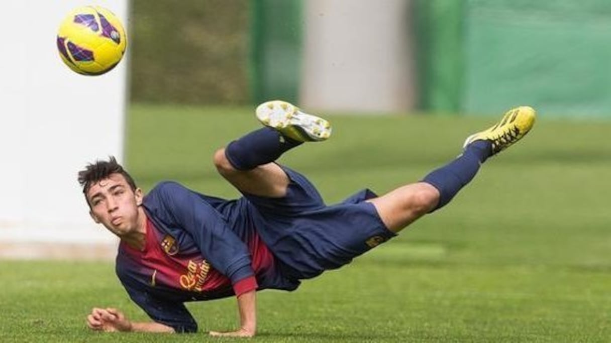 Le jeune prodige du Barça Mounir El Haddadi.
