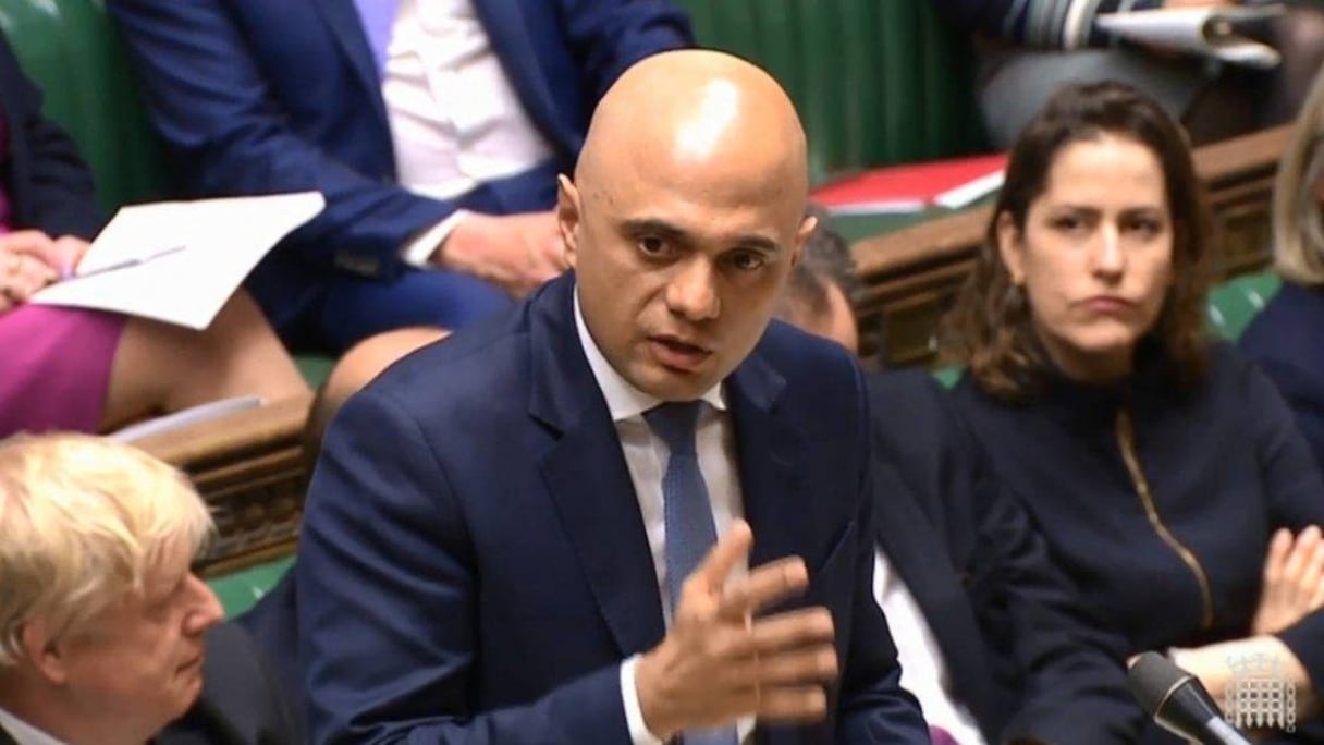 Sajid Javid, ministre de l'Intérieur en Grande-Bretagne. 
