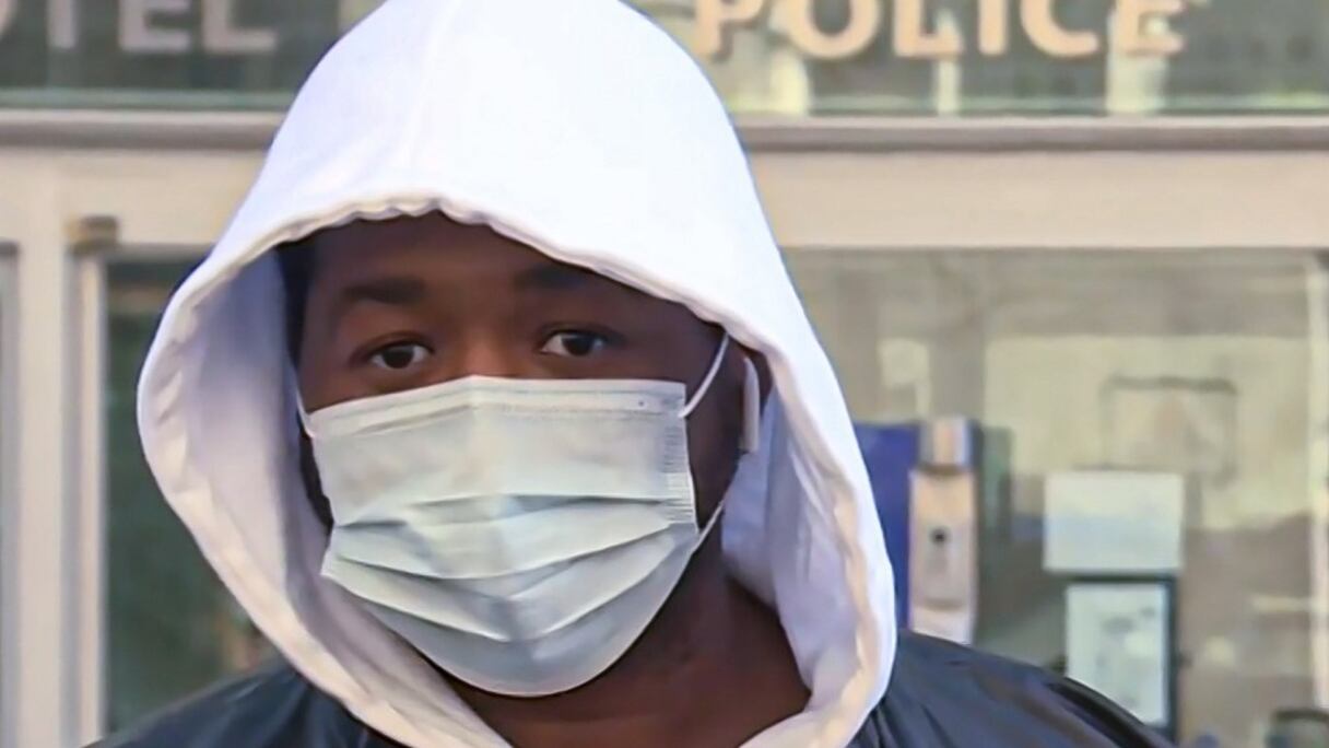 Michel Zecler, le 26 novembre 2020 (capture d'écran). 
