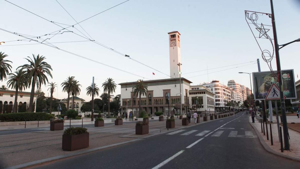 Le fantasmagorique boulevard Hassan II.
