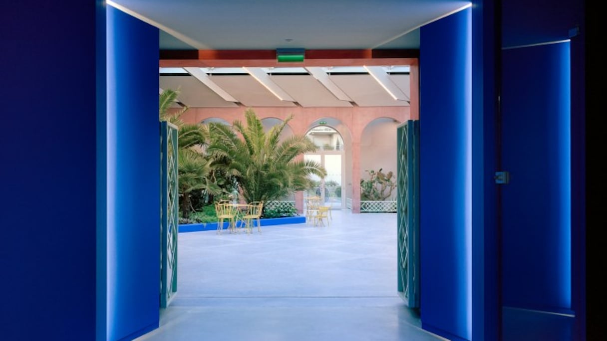 Le Minorelle, un jardin exotique dans le nord de la France, inspiré du Jardin Majorelle de Marrakech.
