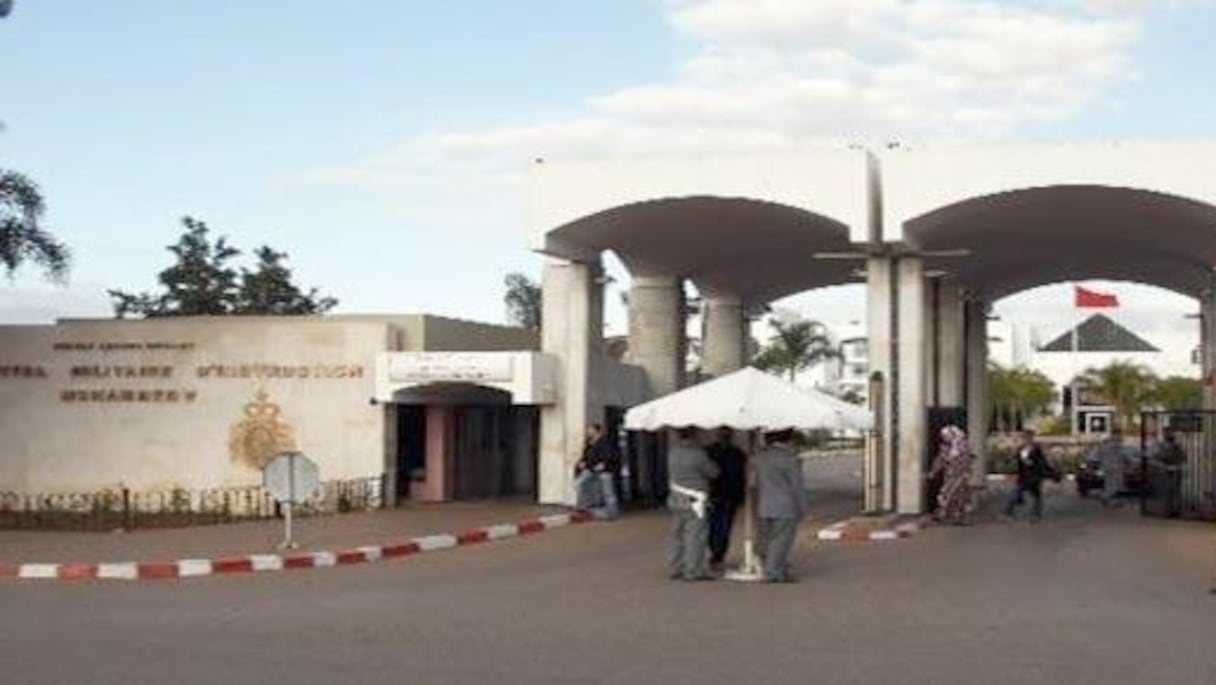 Hôpital militaire Mohammed V, à Rabat.
