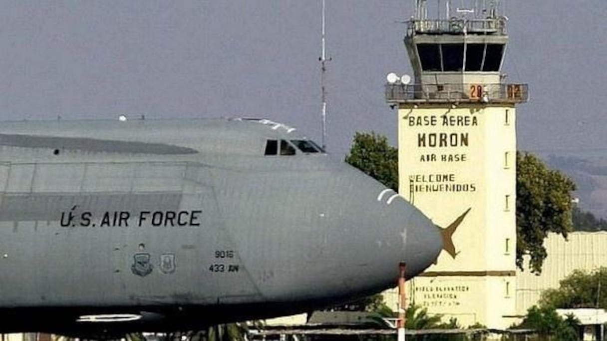 Base aérienne Moron, sud d'Espagne, où sont stationnées les troupes de l'armée d'élite américaine. 
