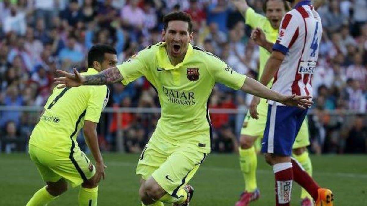 Lionel Messi a inscrit le but du titre de champion d'Espagne face à l'Atlético Madrid (0-1).
