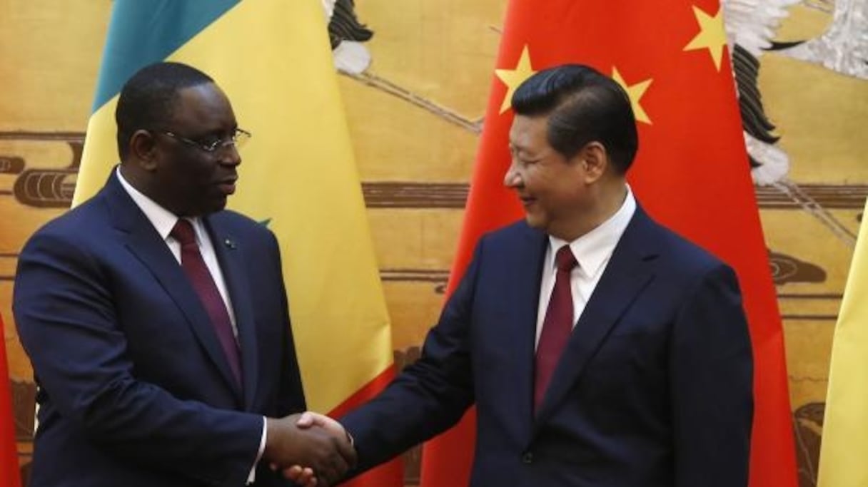 Macky Sall, Président du Sénégal, et Xi Jinping, Président de la République populaire de Chine.
