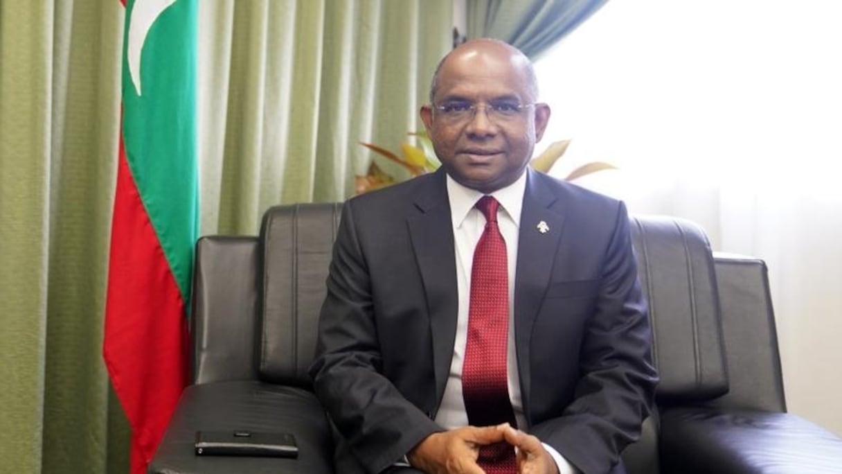 le ministre maldivien des Affaires étrangères, Abdulla Shahid.
