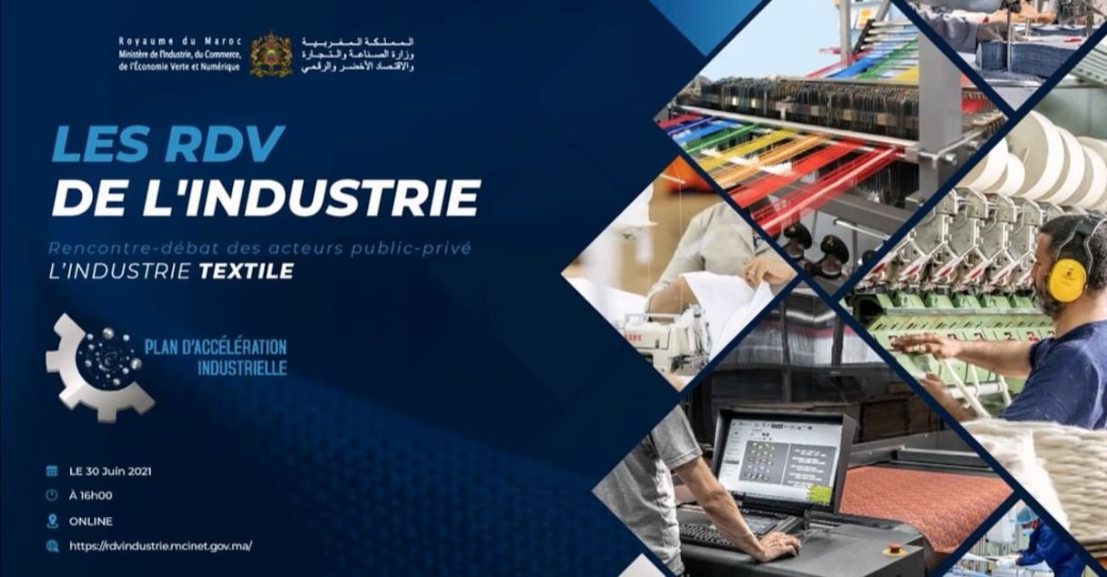 Consacrée au secteur de l'habillement et du textile, la troisième édition des "RDV de l'industrie" s'est tenue mercredi 30 juin en visioconférence.
