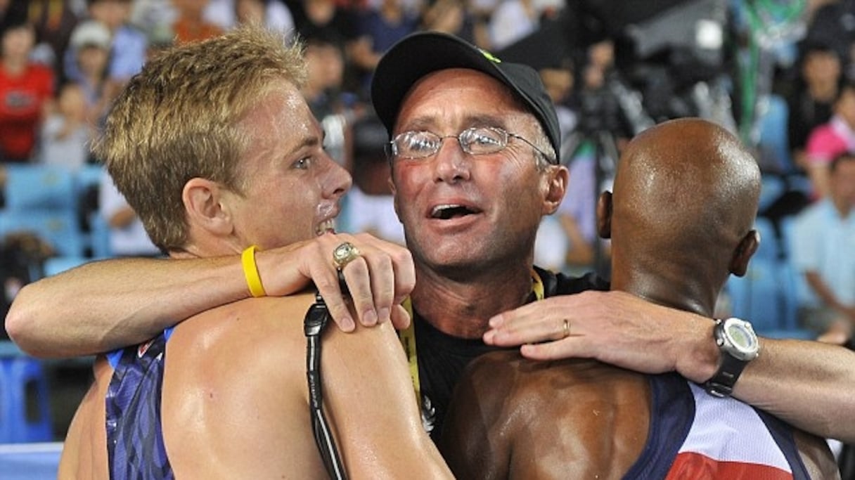 Alberto Salazar, ancien entraîneur du quadruple champion olympique (5000 et 10 000 mètres), Mo Farah.
