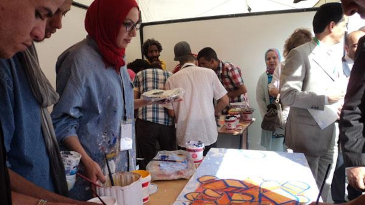 Lors du festival, l'an dernier à Fès.
