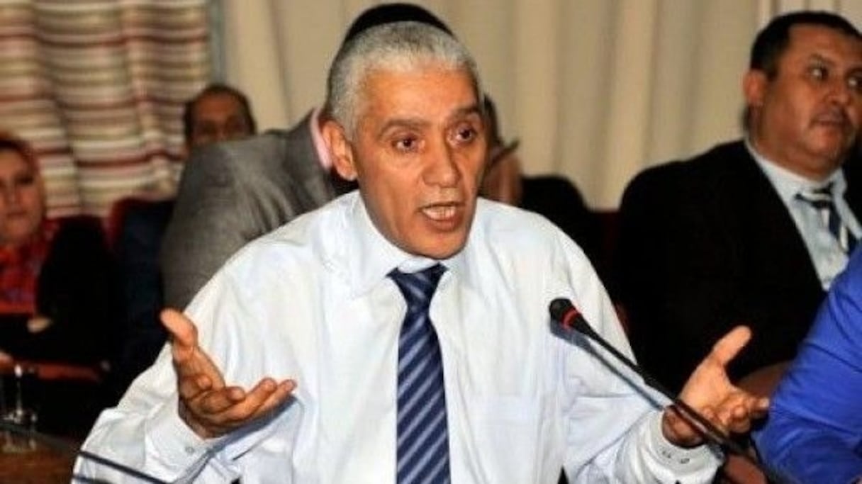 Rachid Talbi Alami, président sortant de la Chambre des représentants.
