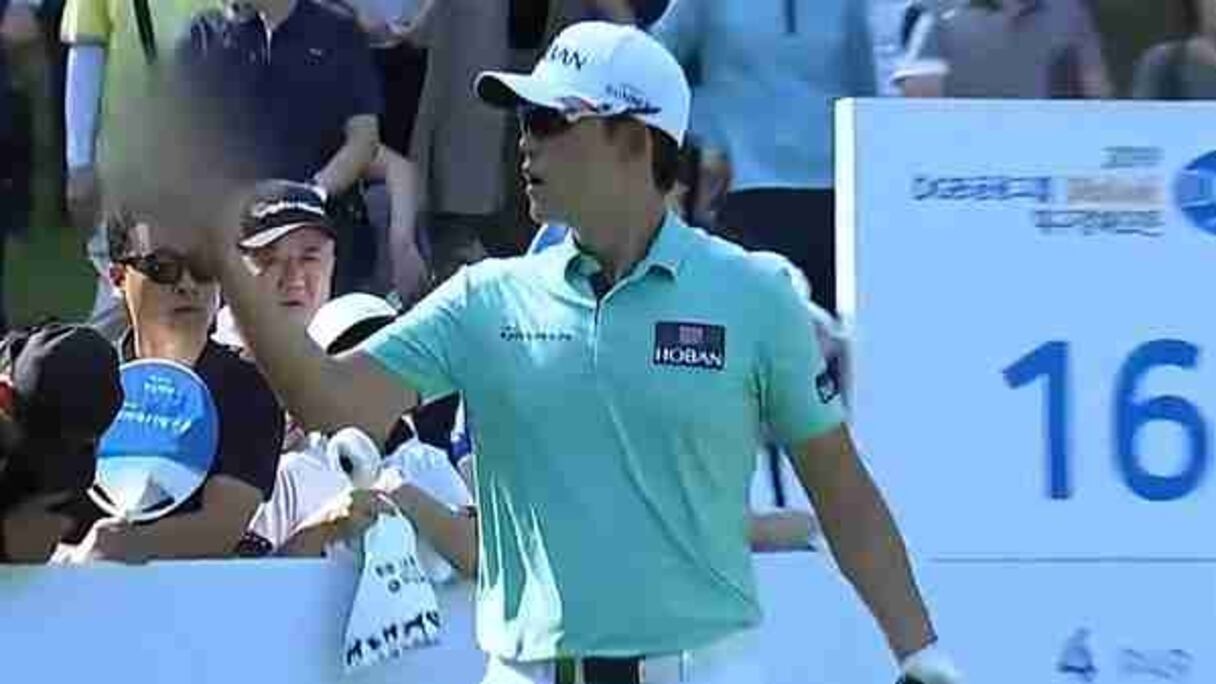 Le golfeur sud-coréen Kim Bi-o.
