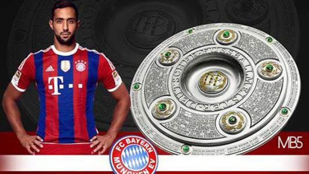 Mehdi Benatia est champion d'Allemagne avec le Bayern Munich.
