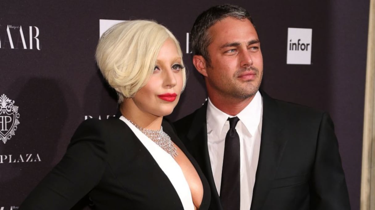 Lady Gaga et son fiancé, Taylor Kinney.
