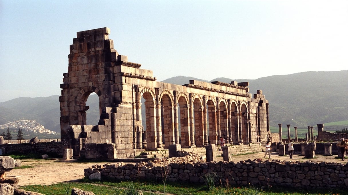 Un festival qui respire l'histoire et l'authenticité. Ici, le site où se déroule cette grand-messe des musiques traditionnelles, situé à Volubilis (région de Meknès).
