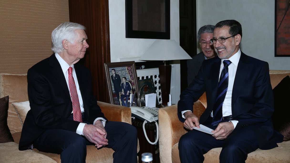 Saâd-Eddine El Othmani, Chef du gouvernement et William Thad Cochran, président de commission au sein du Congrès américai
