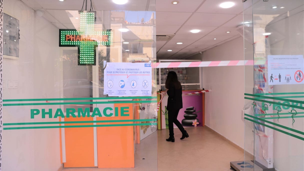 Une pharmacie au Maroc.
