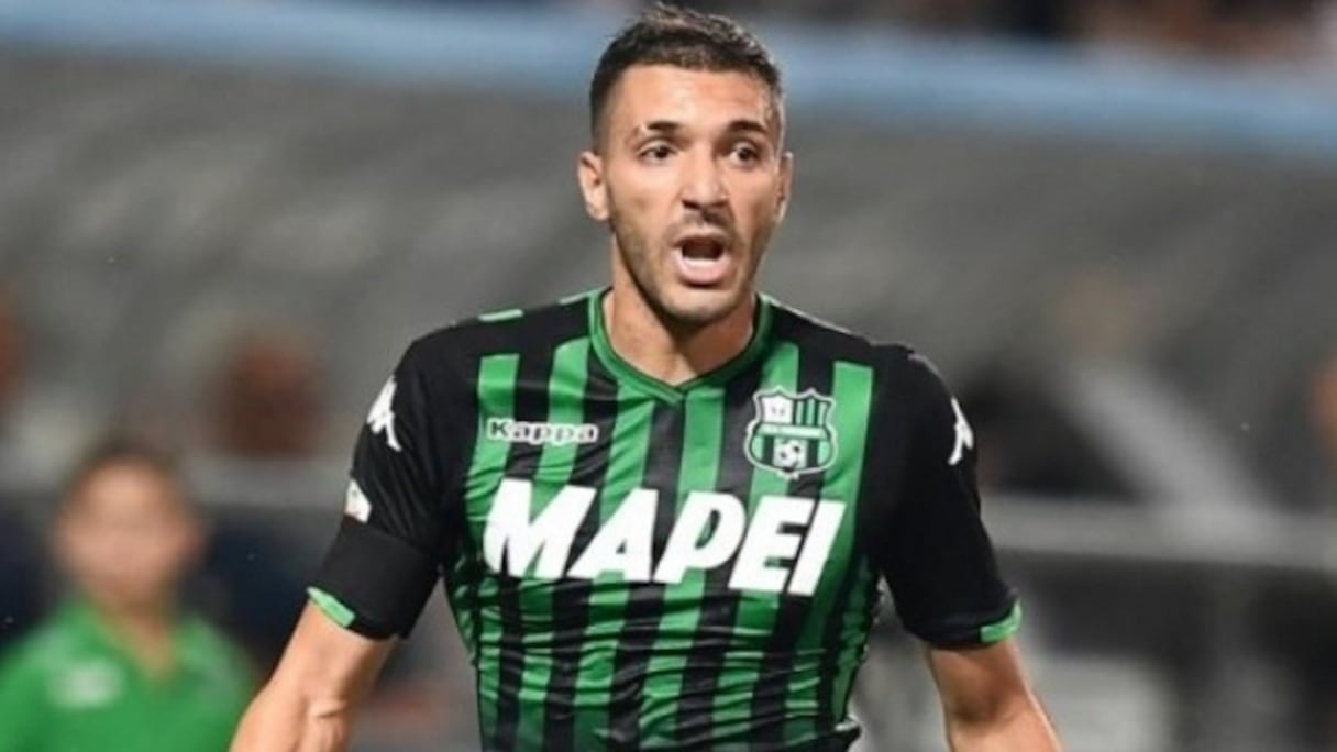 Mehdi Bourabia, international marocain et joueur de Sassuolo (Italie).
