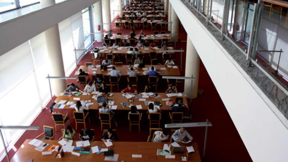 Siège de la Bibliothèque nationale du Royaume du Maroc (BNRM) à Rabat.
