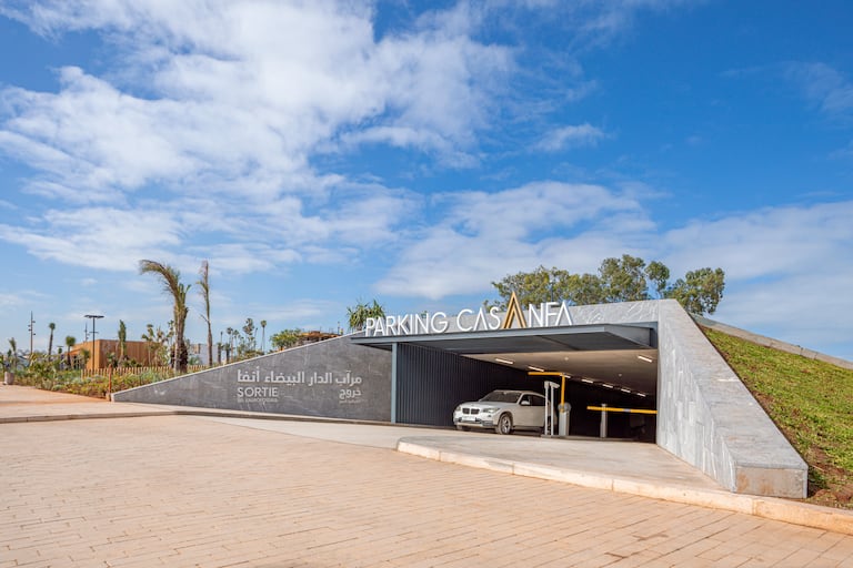 Le nouveau parking souterrain de Casa Anfa.